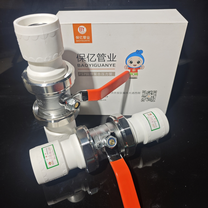 雙活接球閥